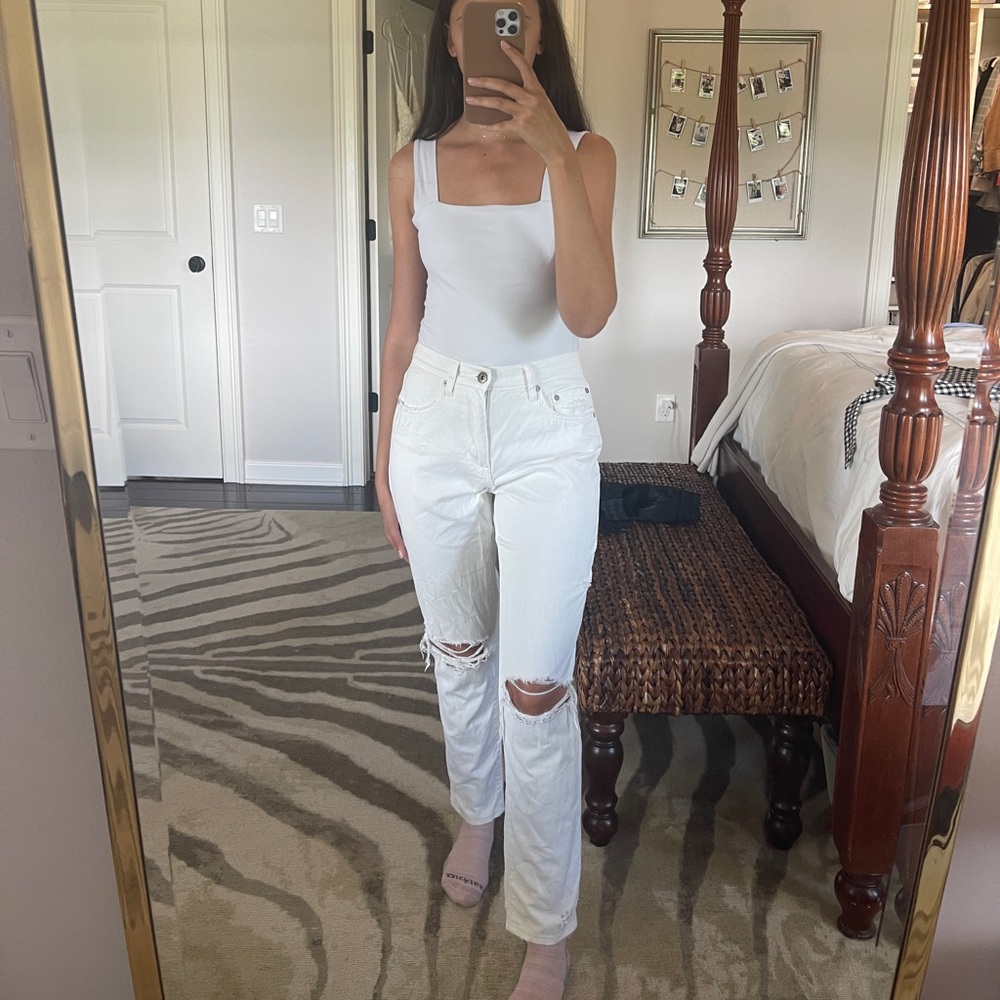 Pistola White High Waisted Jeans
